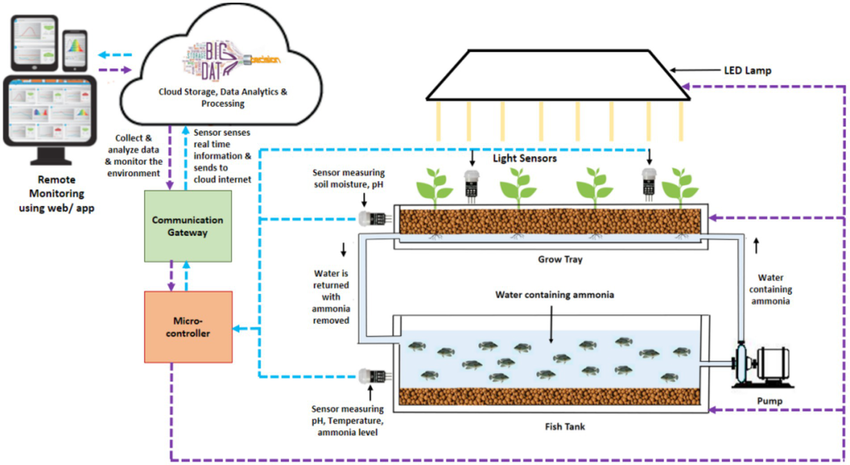 IoT 수직농장 구조도
